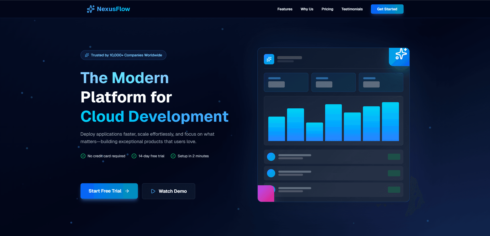 NexusFlow Landing Page