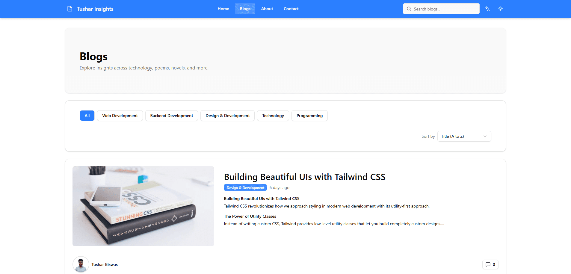Tushar Insights screenshot 3
